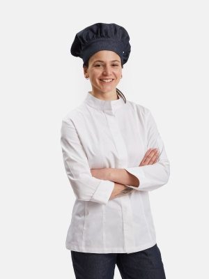 Chaqueta cuello mao mujer