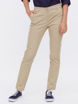 Pantalón chino slim fit mujer